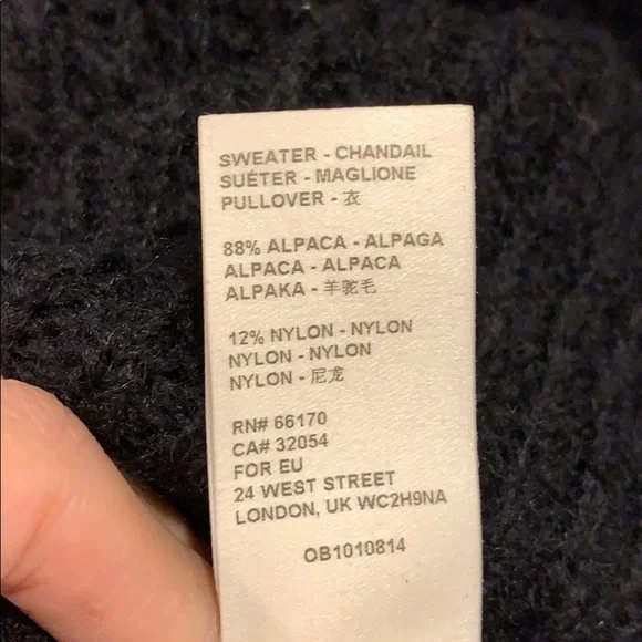 NWT Free People Moonbeam V-Neck Alpaca Sweater - Picture 7 of 7